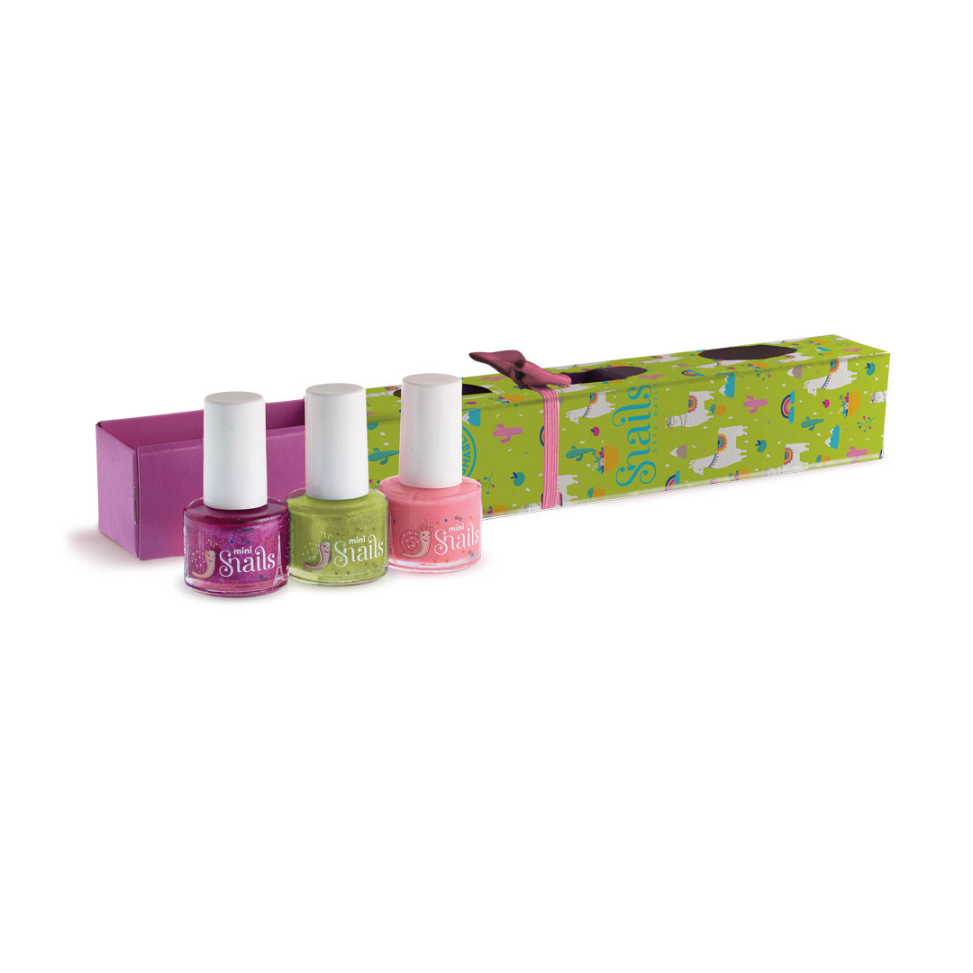 Snails Lama cofanetto 3 smalti bambini lavabili 7 ml