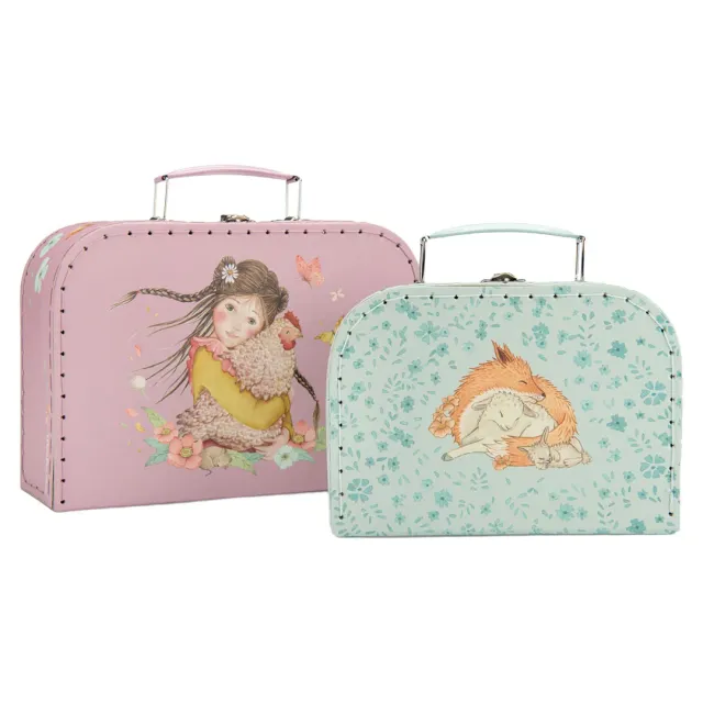 Moulin Roty Les Rosalie set 2 valigette carta