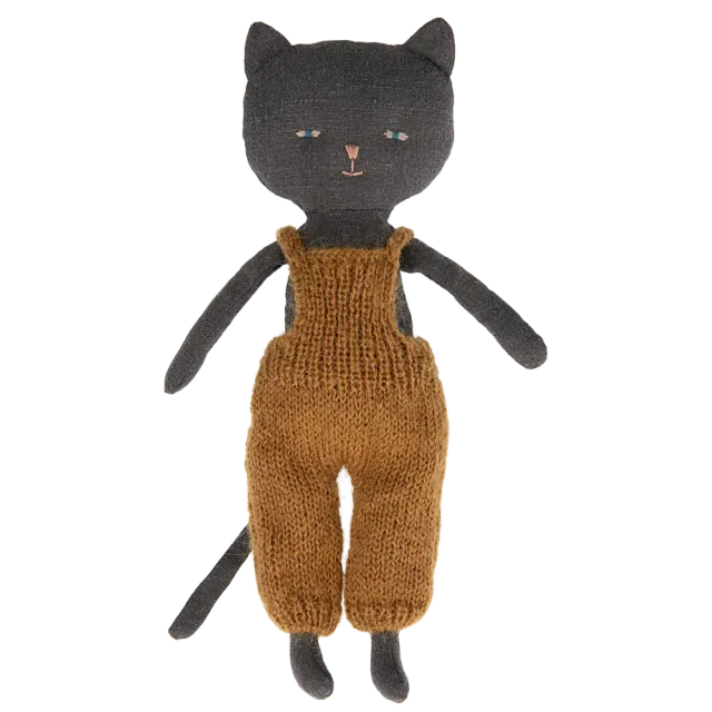 Maileg Chatons pupazzo gattino nero 23 cm cotone