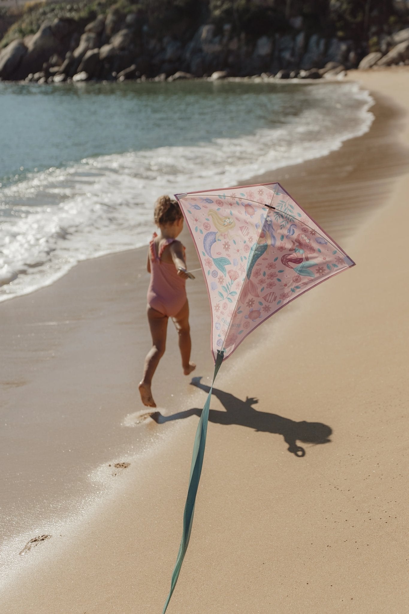 Little Dutch aquilone rosa sirene 65x65 cm
