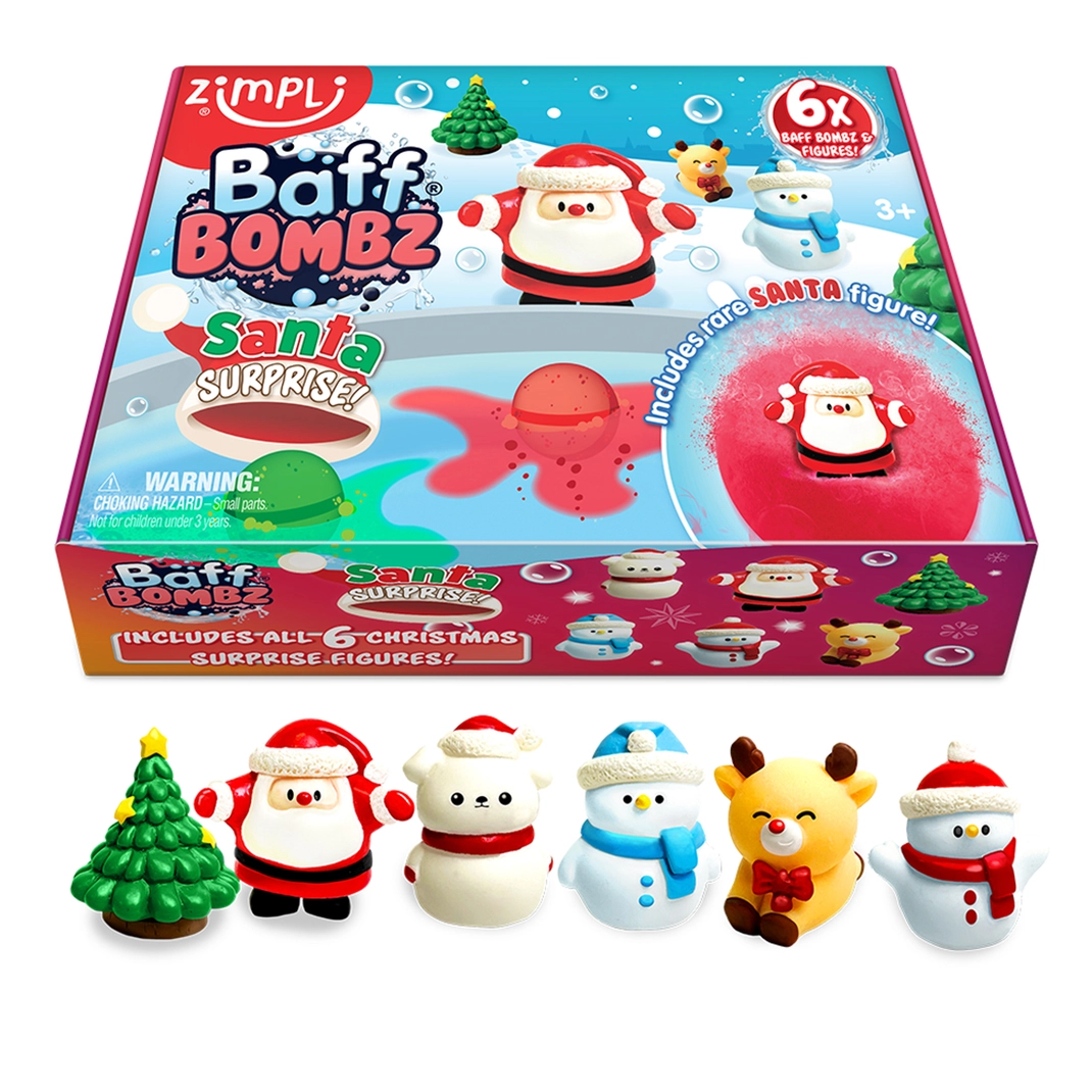 Zimpli Kids Baff Bombz Xmas Surprise bombe bagno 6 pezzi