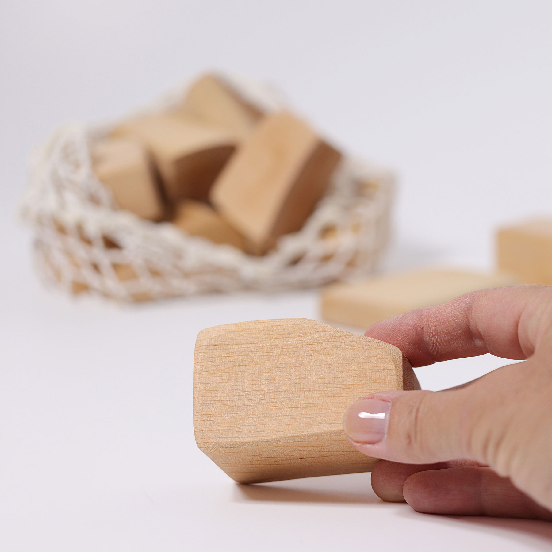 Grimm's Waldorf Blocks Natural costruzioni legno 15 pezzi