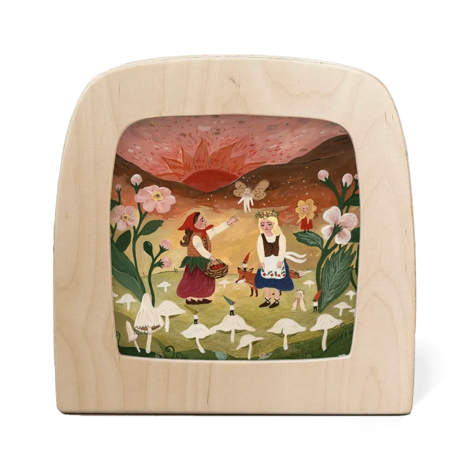 Toverlux Fairy Sunset Trasparenza Lampada Waldorf