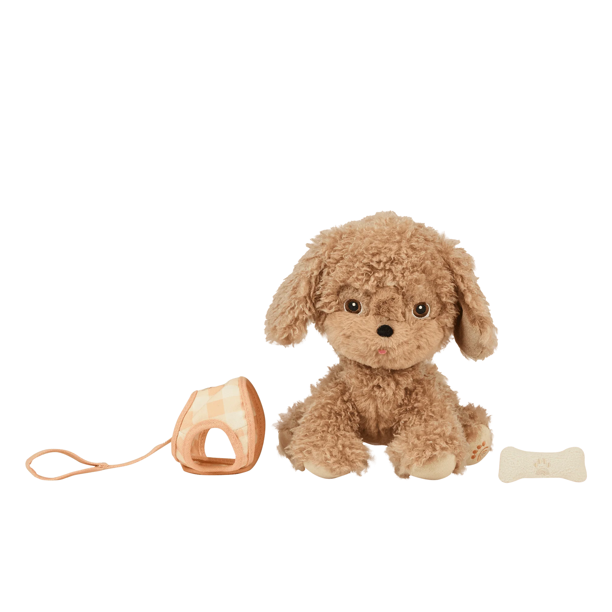 Olli Ella Dinkum Dogs Goldie peluche cane con osso