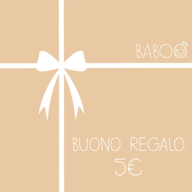 Baboo buono regalo 5 euro digitale