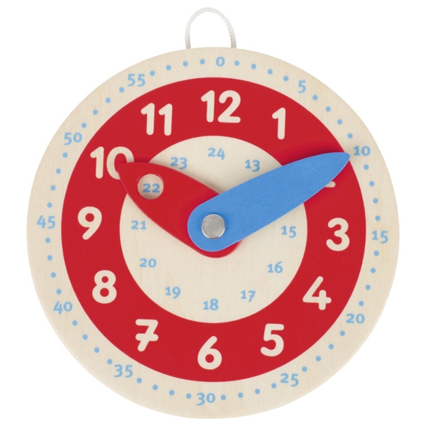 Goki Imparo le Ore orologio legno 10 cm