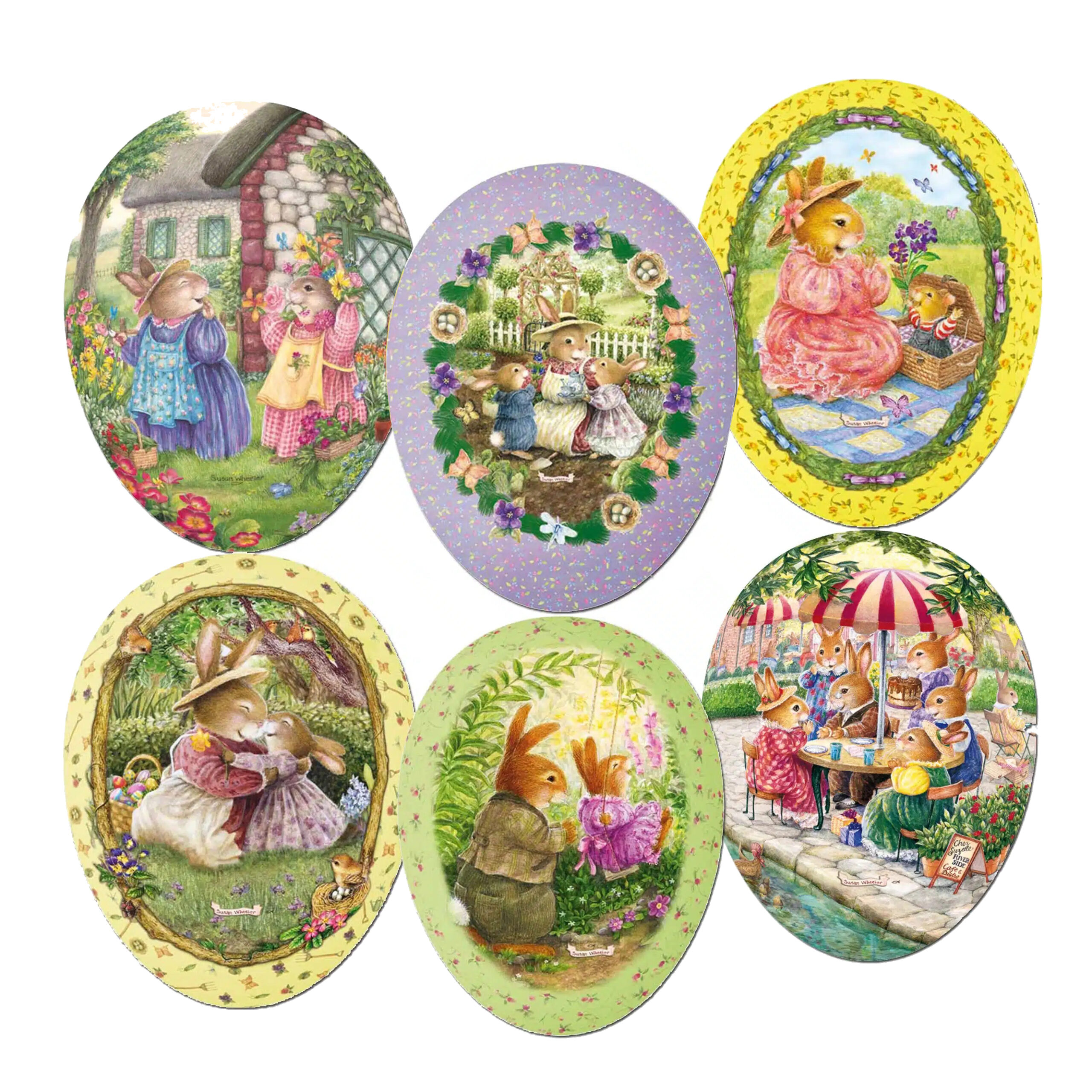 Nestler Holly Pond Hill uovo di Pasqua 18 cm cartone