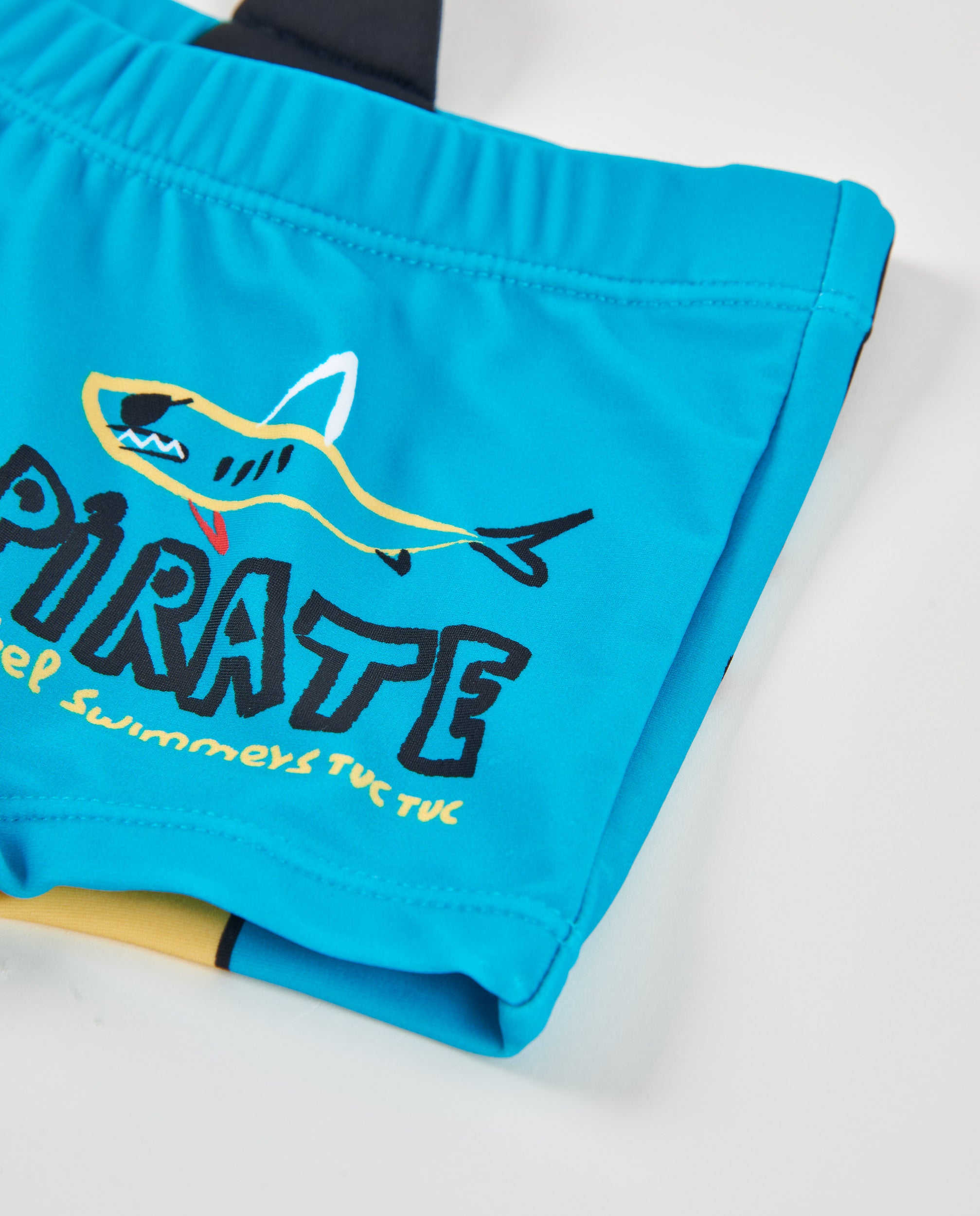 Tuc Tuc costume bambino blu boxer stampa squalo