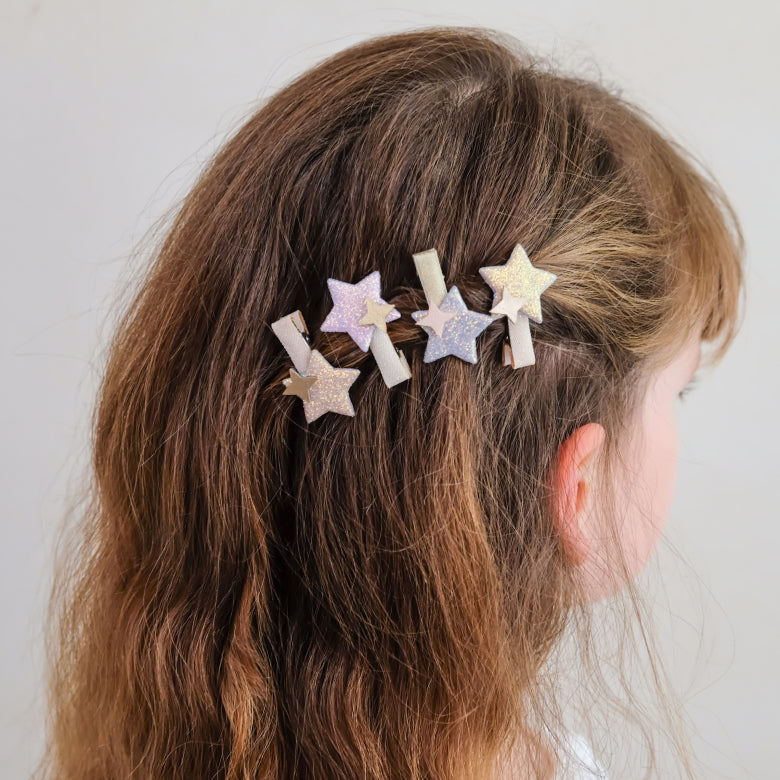 Mimi & Lula mollette capelli stelle brillanti set 8 pezzi