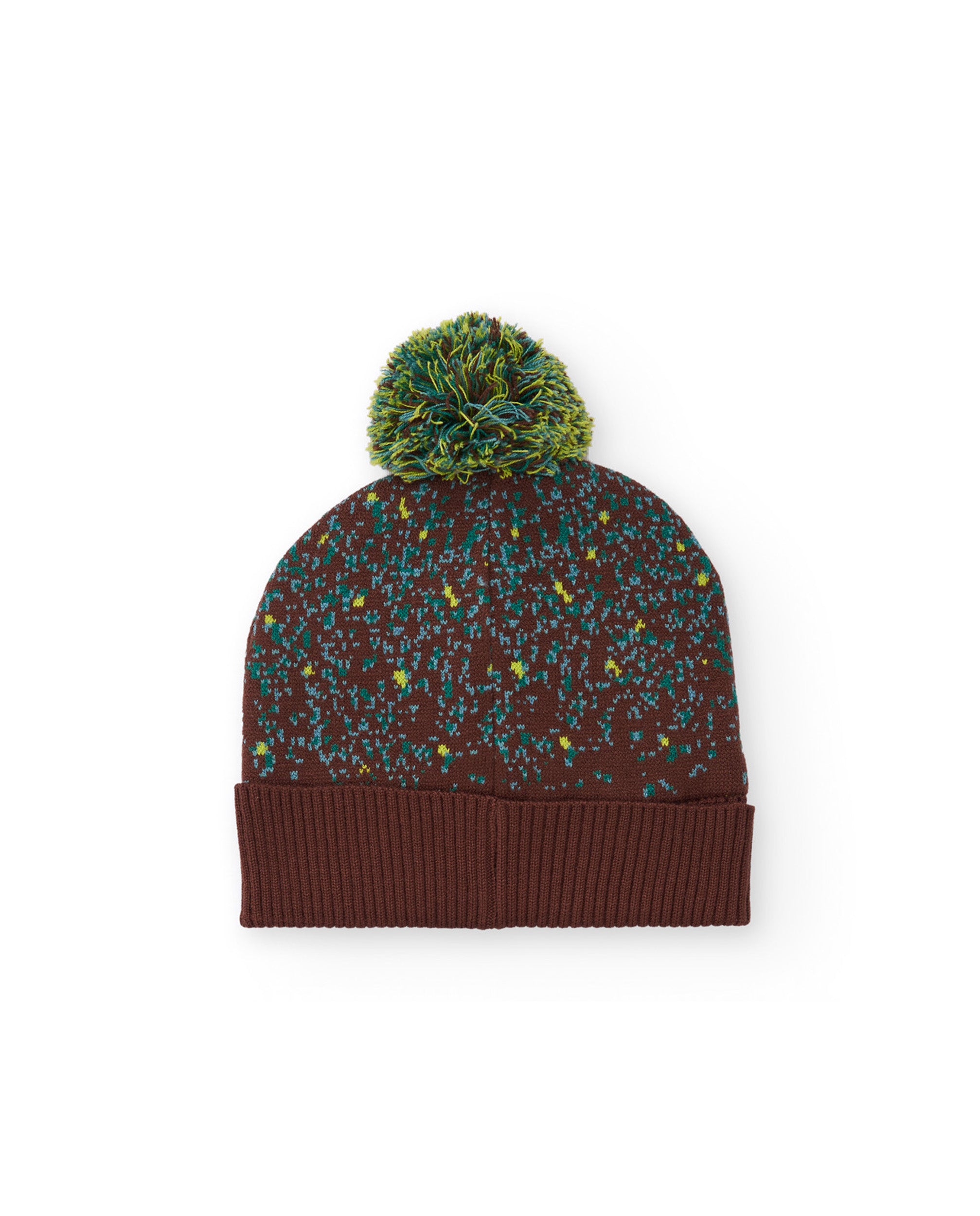 Tuc Tuc cappello bambino marrone pon pon orso