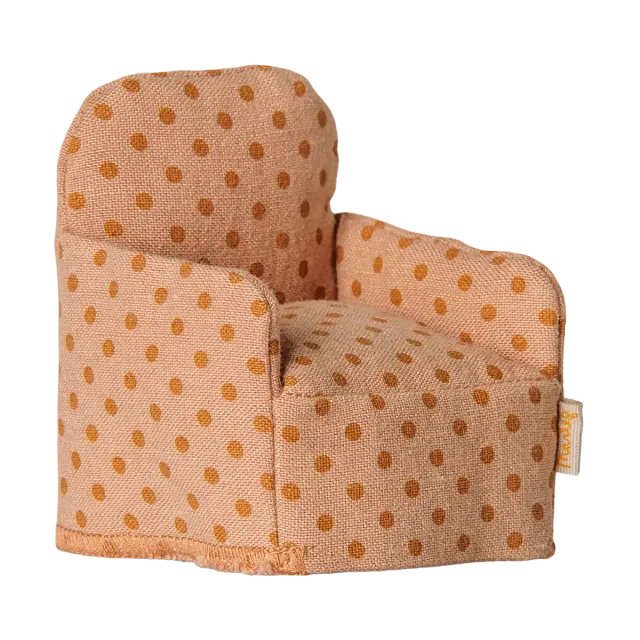 Maileg Poltrona Pois Rosa Miniatura Topo 8x7 cm