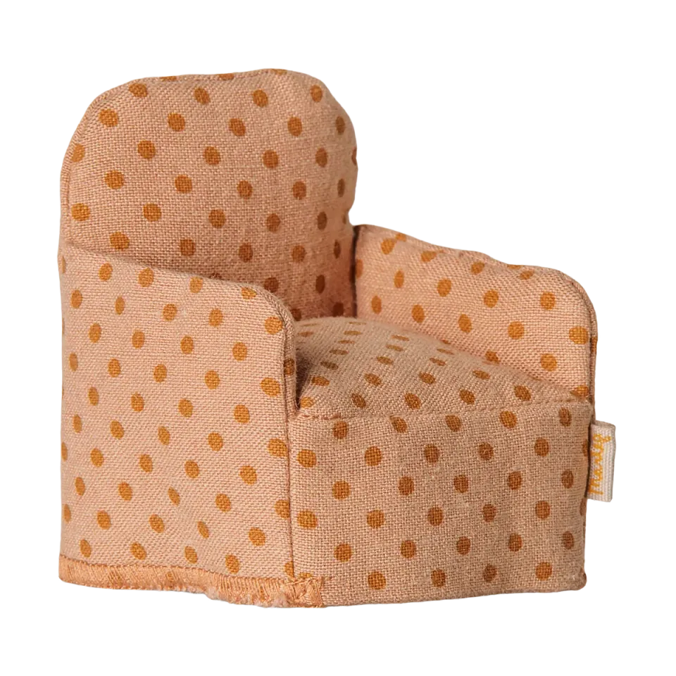 Maileg Poltrona Pois Rosa Miniatura Topo 8x7 cm