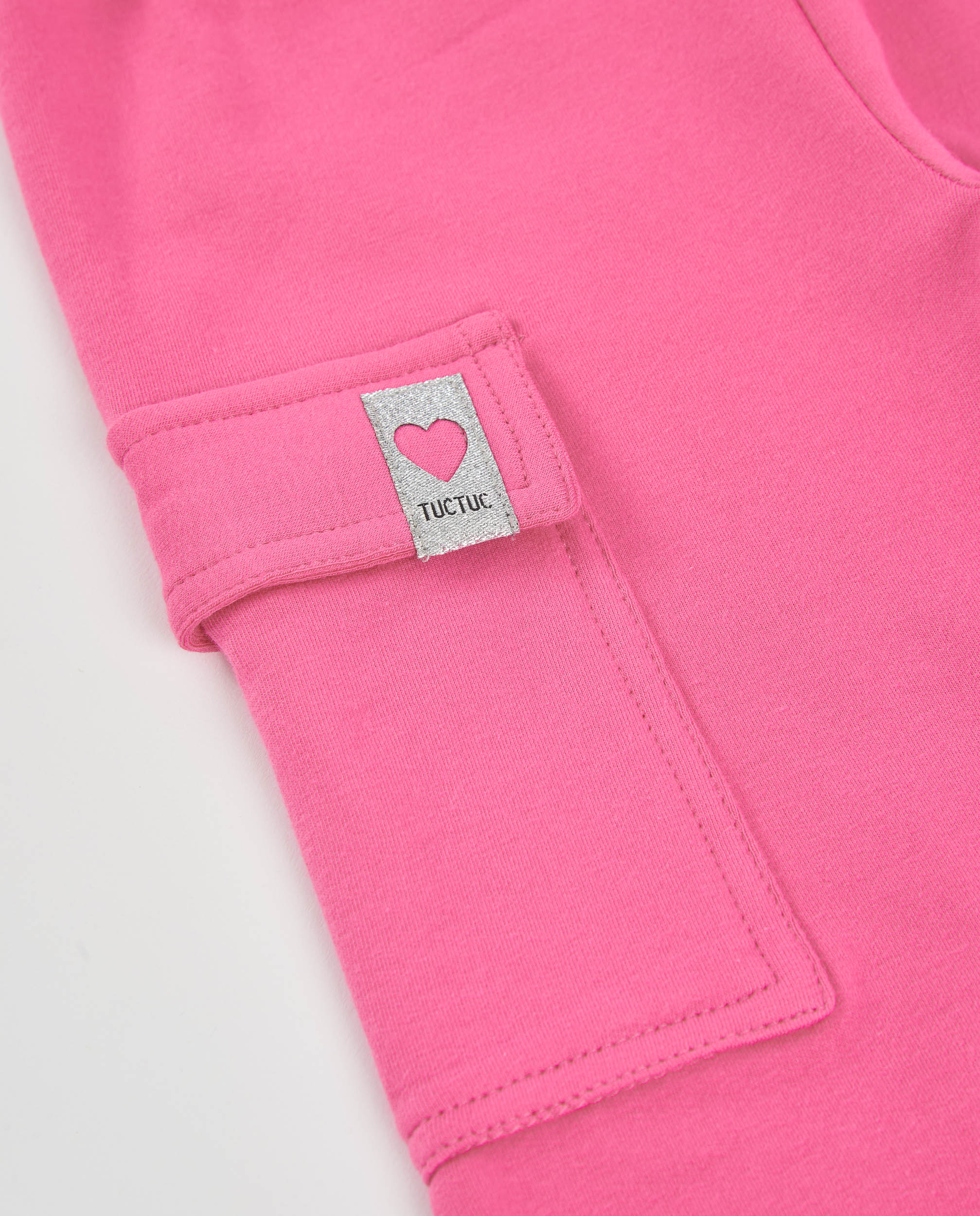 Tuc Tuc pantaloni bambina pile cargo rosa