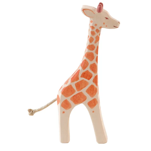 Ostheimer Giraffa Grande in Piedi figura legno 21 cm