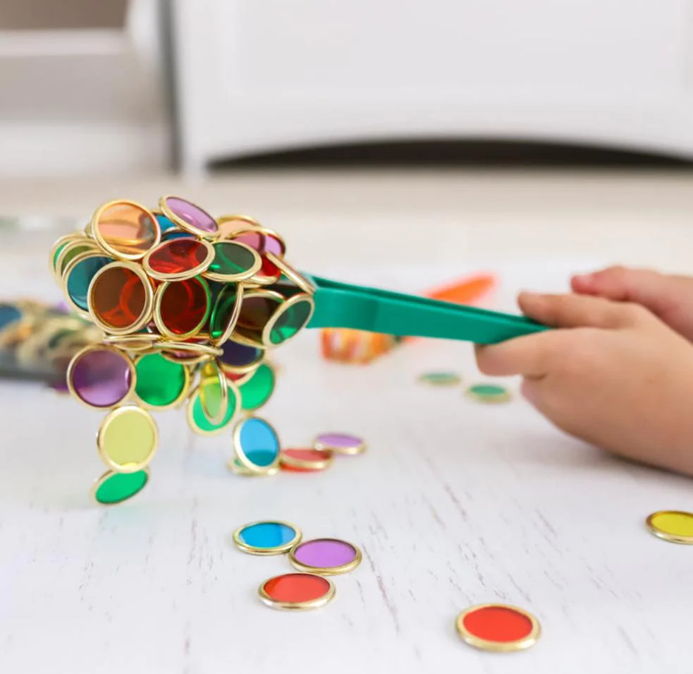 TickiT Monete Arcobaleno gettoni set 100 pezzi + bacchette