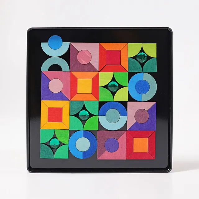 Grimm's Geometrie con Gemme puzzle magnetico legno
