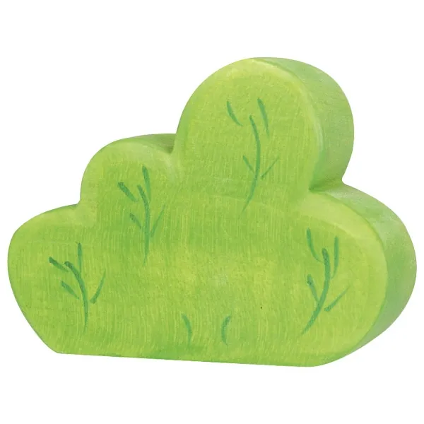 Holztiger Cespuglio verde figura legno