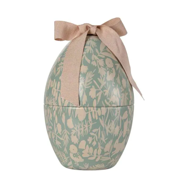 Maileg Uovo di Pasqua in metallo blu 18 cm da riempire