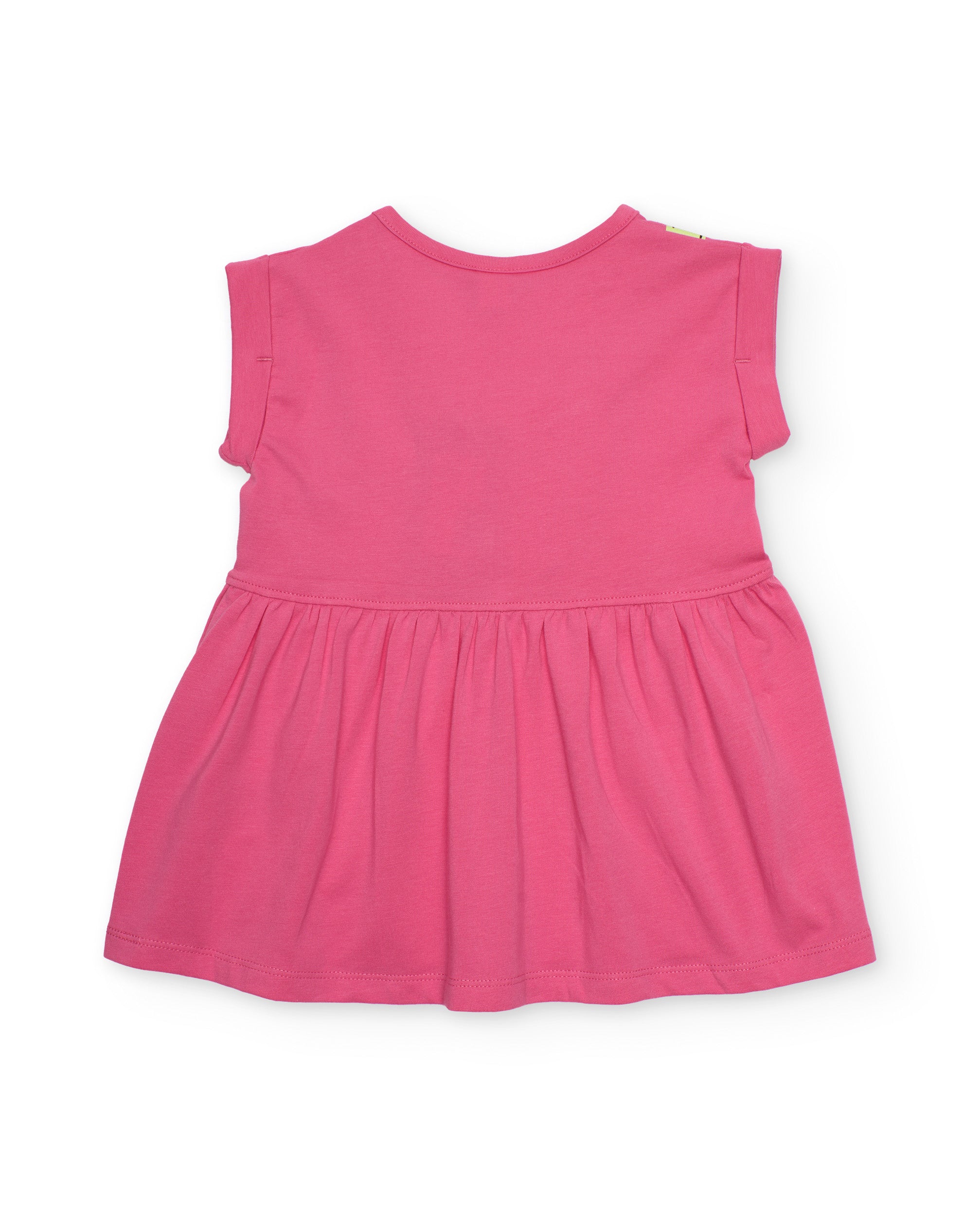 Tuc tuc vestito bimba applique anguria rosa