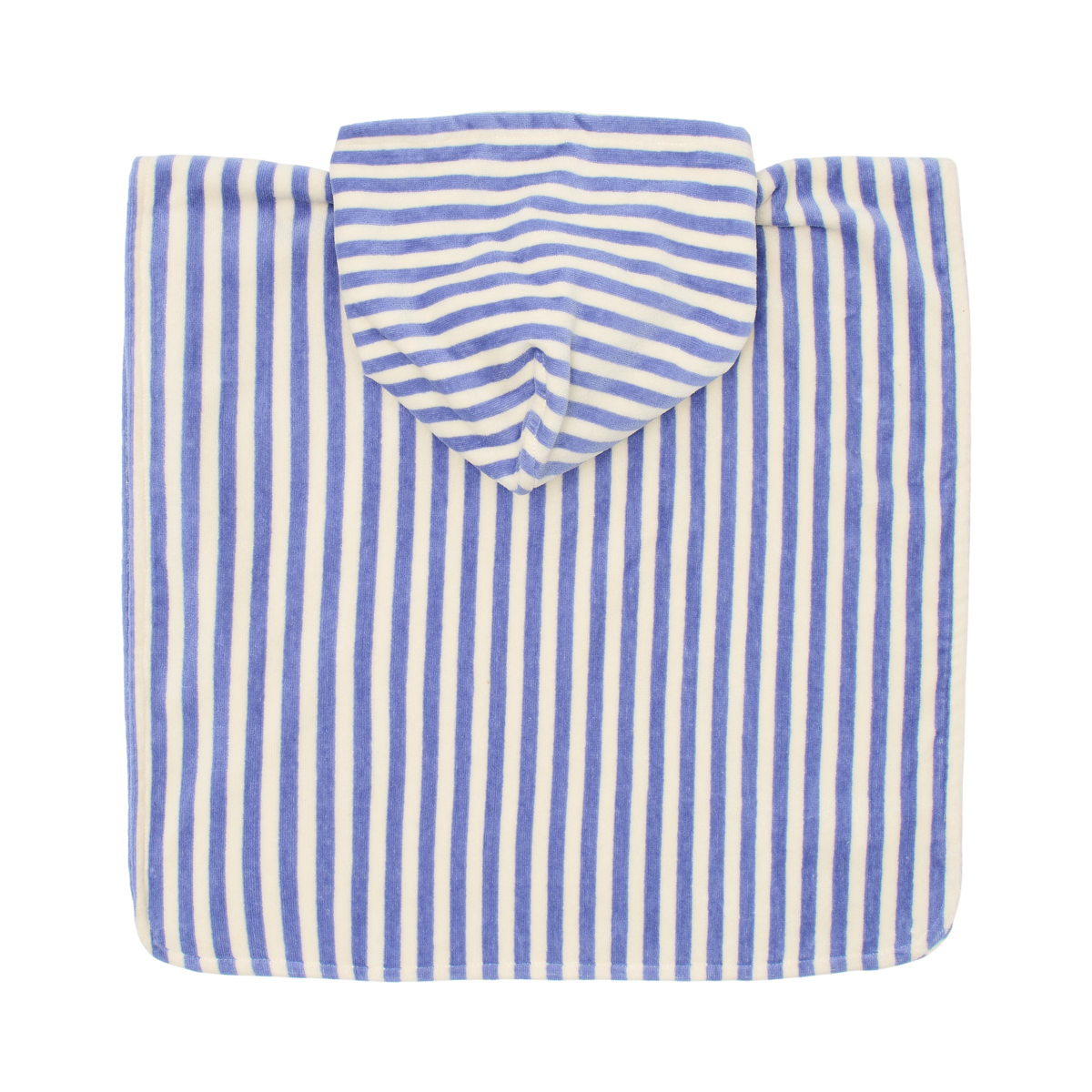 Little Dutch Poncho Mare Bambina Righe Blu Cotone Bio
