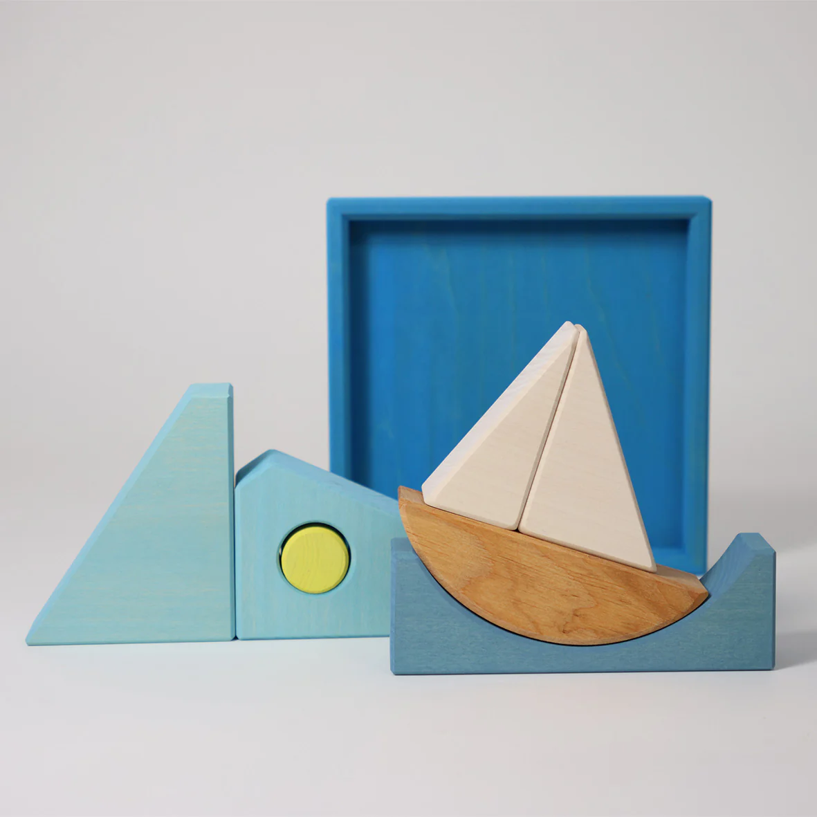 Grimm's Building Set Blue costruzioni in legno