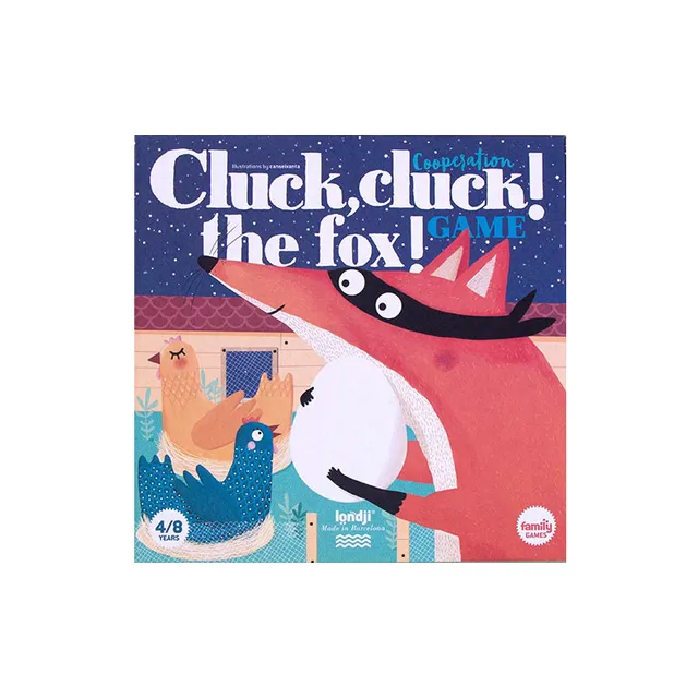 Londji Cluck Cluck The Fox gioco da tavolo cooperativo