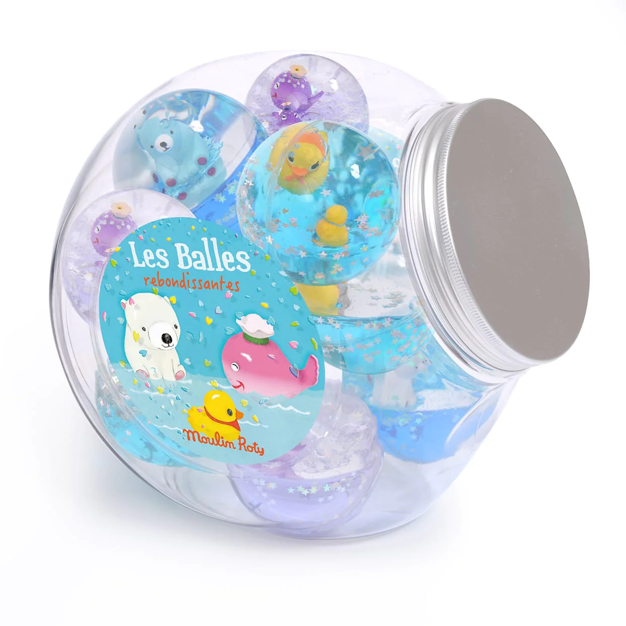 Moulin Roty Palla pazza con acqua palla rimbalzante 6 cm