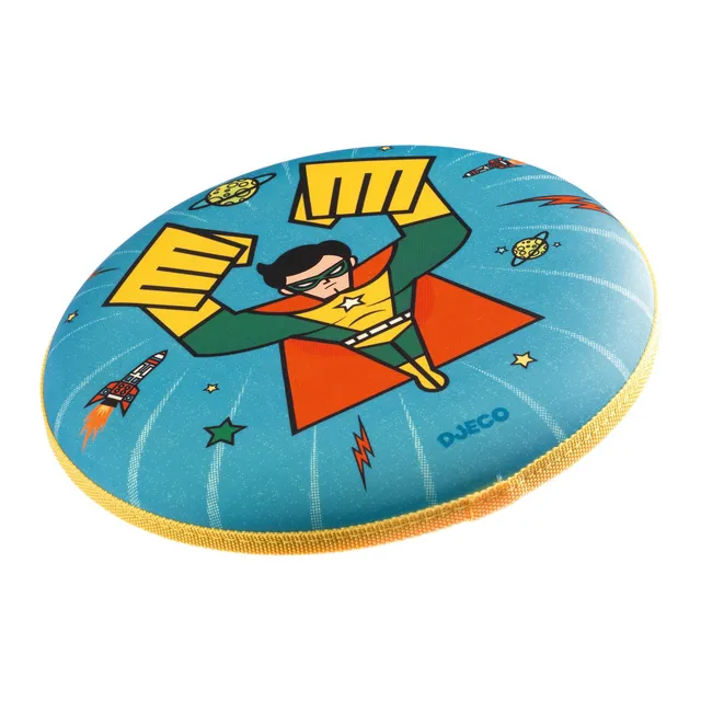 Djeco Flying Hero frisbee schiuma dai 3 anni