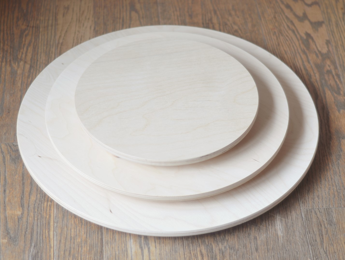 Baboo Vassoio rotondo 30 cm vassoio montessori betulla