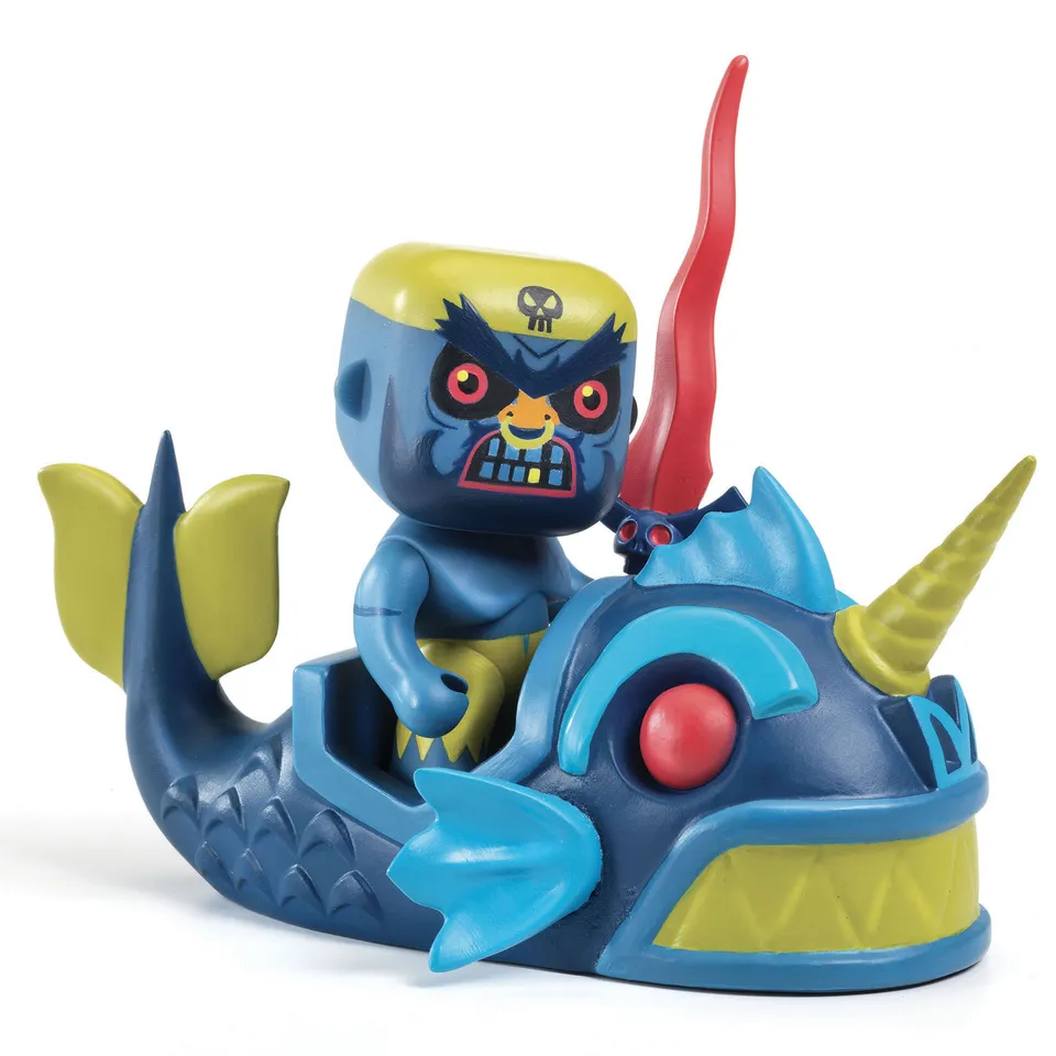 Djeco Arty Toys Terrible Pirata Figura in Vinile