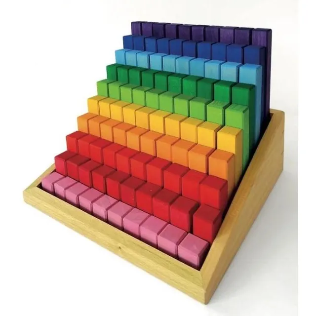 Bauspiel Building Step costruzioni in legno 100 pezzi