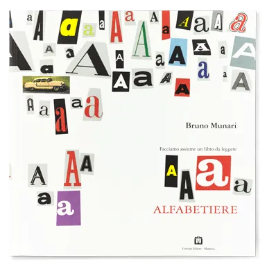 Corraini Alfabetiere libro bambini di Munari brossura
