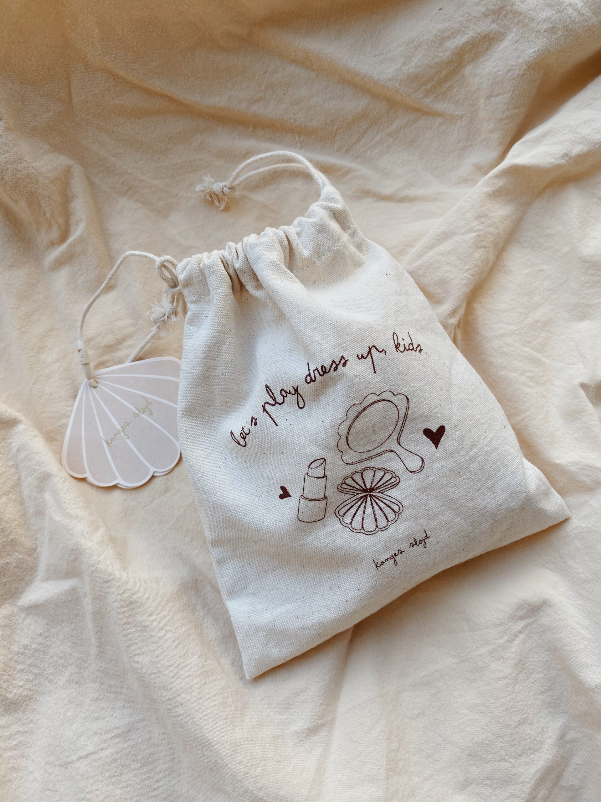 Konges Sløjd Beauty Set gioco trucco legno con borsa