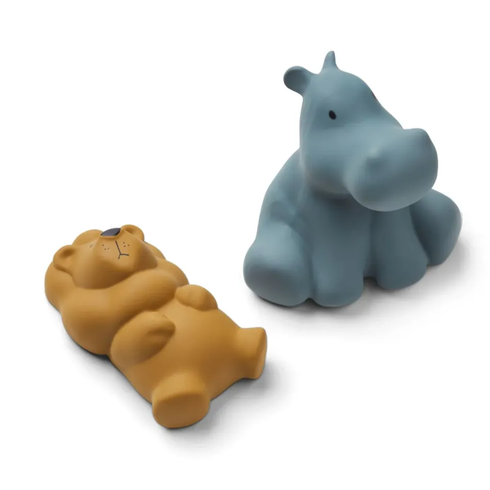 Liewood Vikky giochi bagnetto safari blue gomma naturale