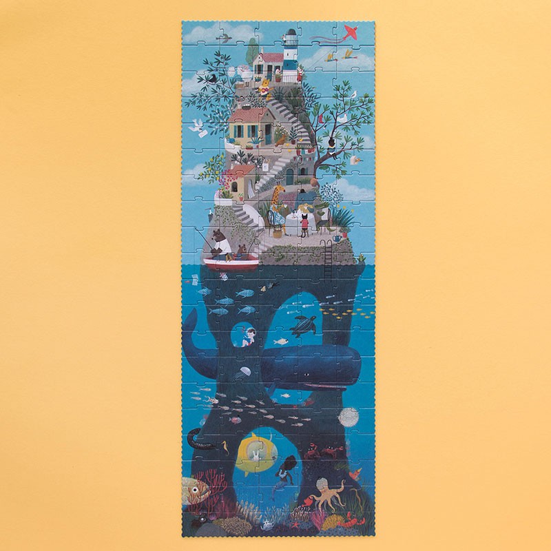 Londji Tea By The Sea puzzle 48 pezzi con carte storie