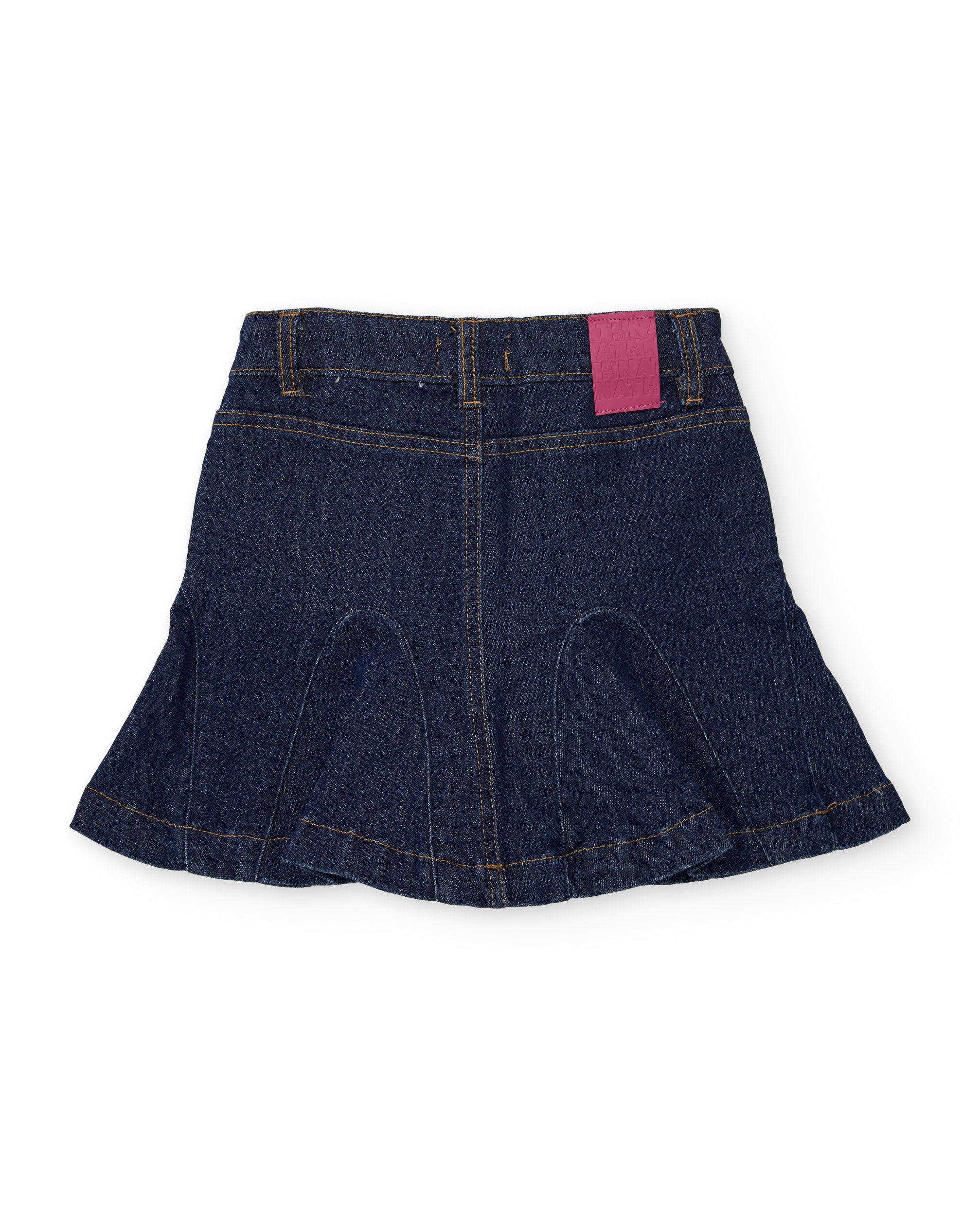 Tuc Tuc gonna jeans bambina blu taglio A