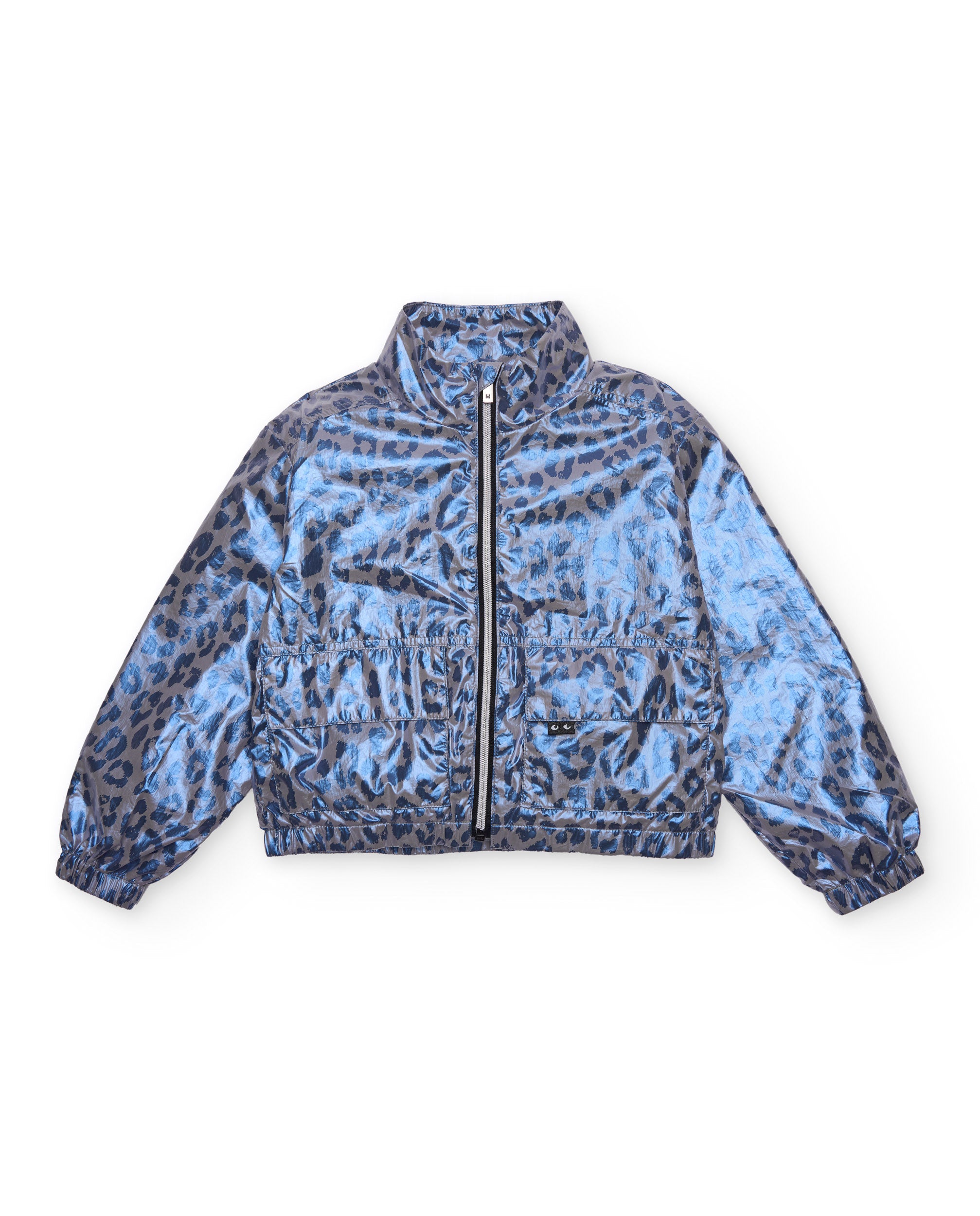 Tuc tuc giacca bimba lilla animalier collo alto