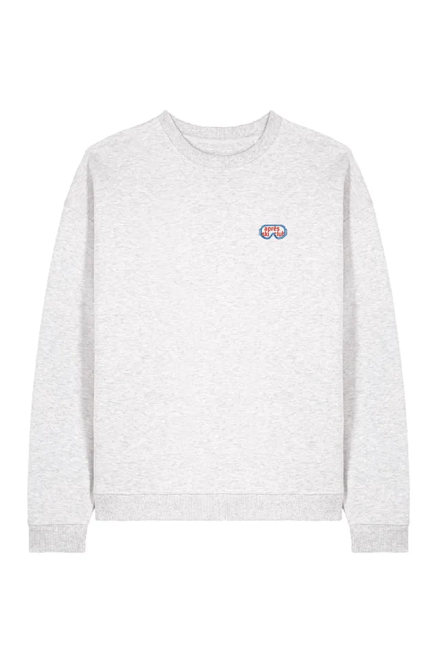 Ella and Rapha Apres Ski Club t-shirt grigia cotone organico