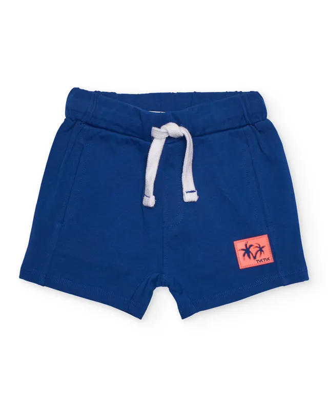 Tuc Tuc bermuda bimbo blu tasche laterali elastico