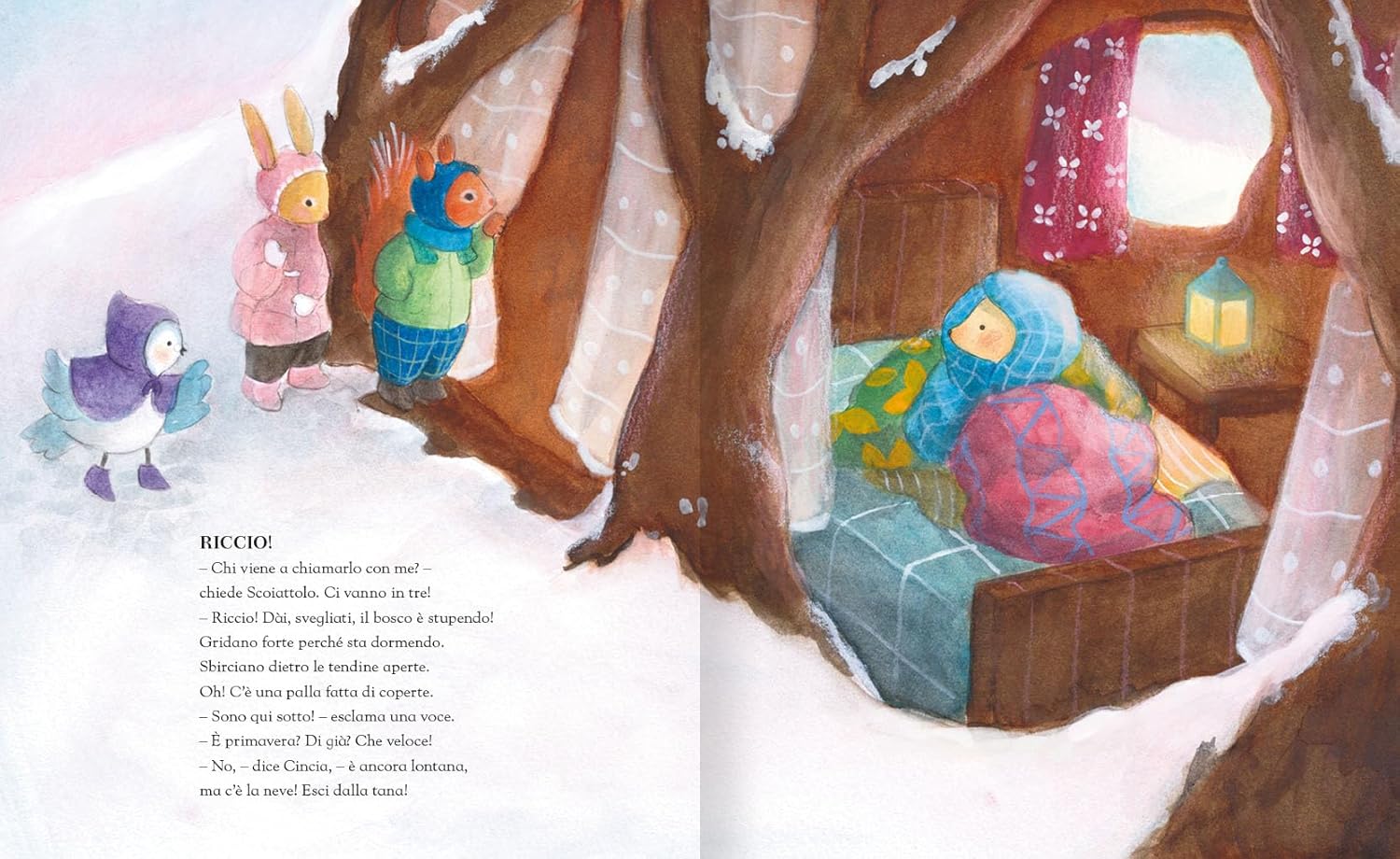Emme Edizioni Nevica nel bosco libro 3-6 anni rigido