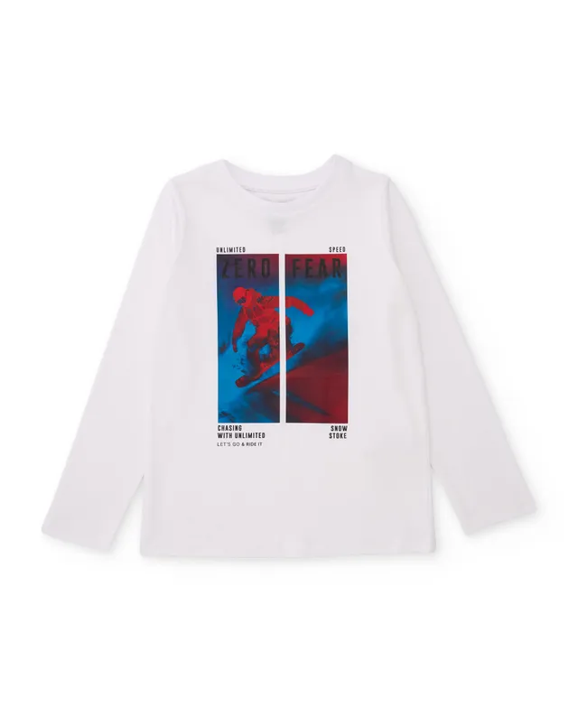 Tuc Tuc maglia bambino manica lunga cotone bianca