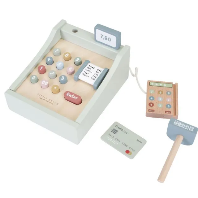 Little Dutch registratore di cassa giocattolo legno