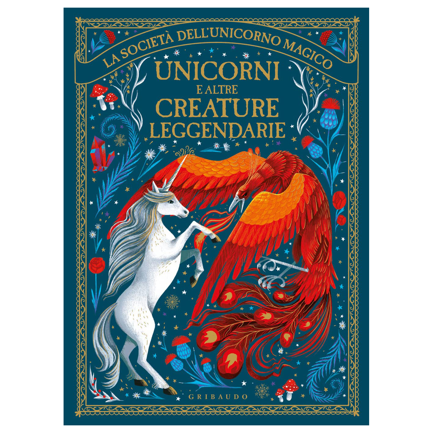 Gribaudo Società Unicorno Magico libro unicorni 128 pagine da 5 anni