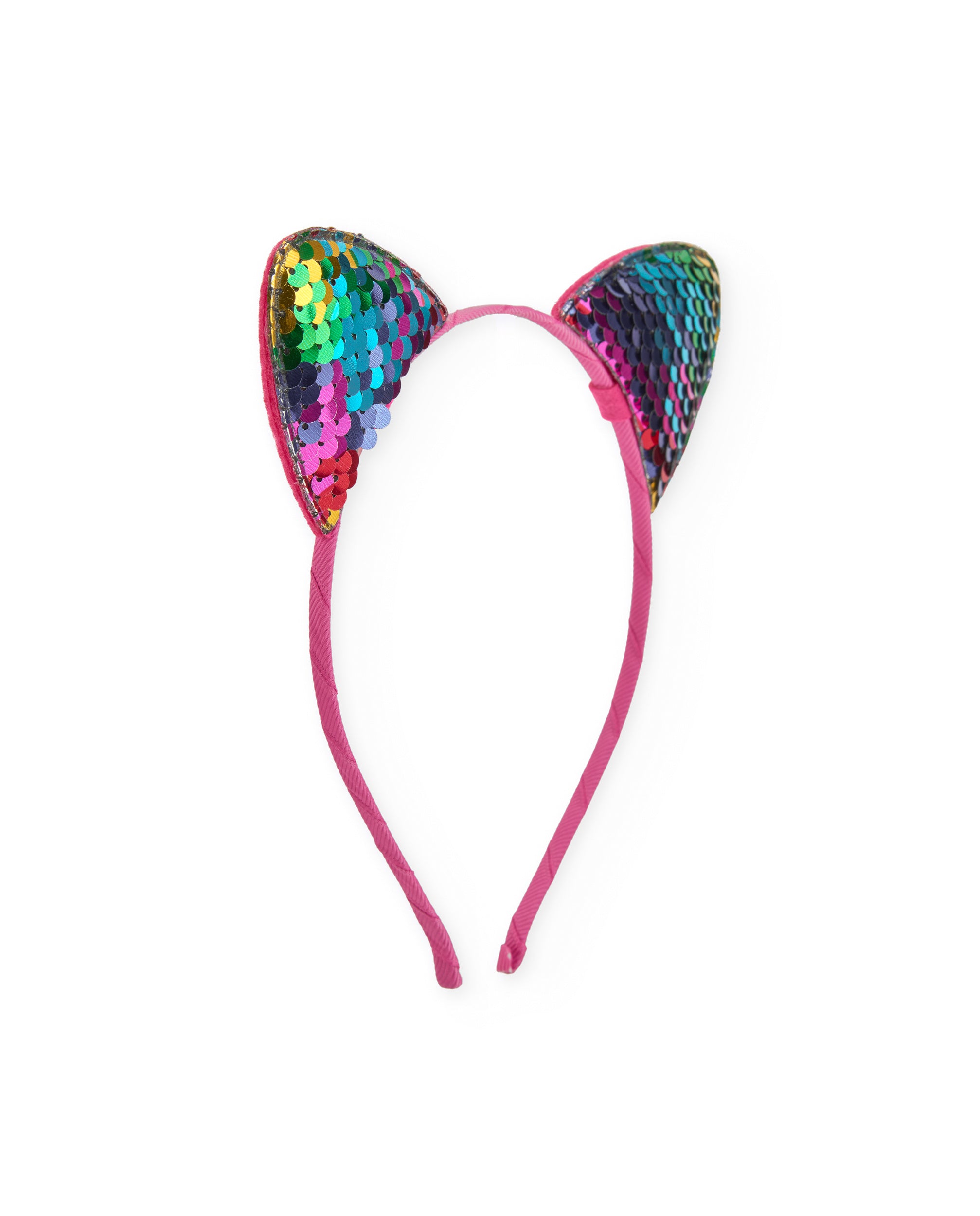 Tuc Tuc cerchietto bambina orecchie paillettes rosa