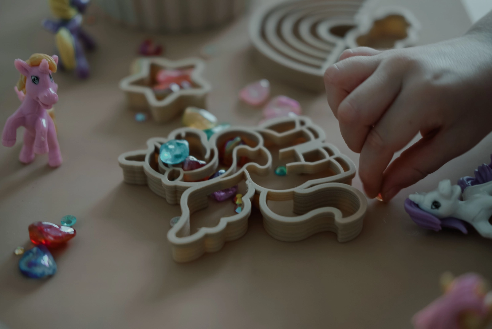Kinfolk Pantry Fairytale Unicorn set 4 formine pasta modellabile eco