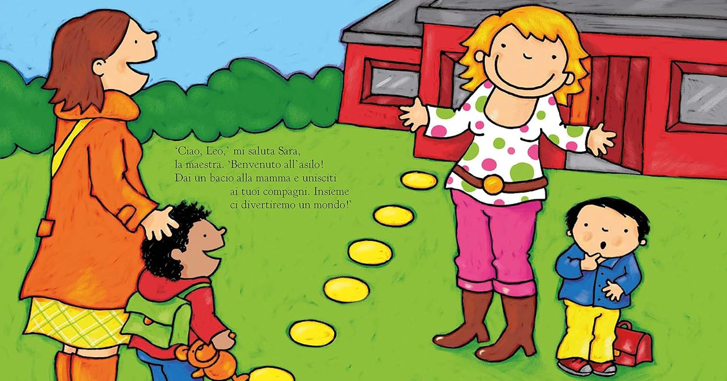 Clavis Il mio primo giorno d’asilo libro bimbi 2 anni