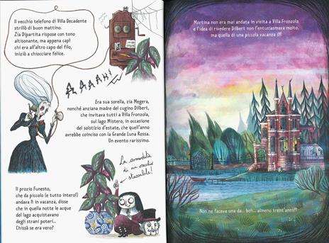Mortina e la vacanza al Lago Mistero libro illustrato