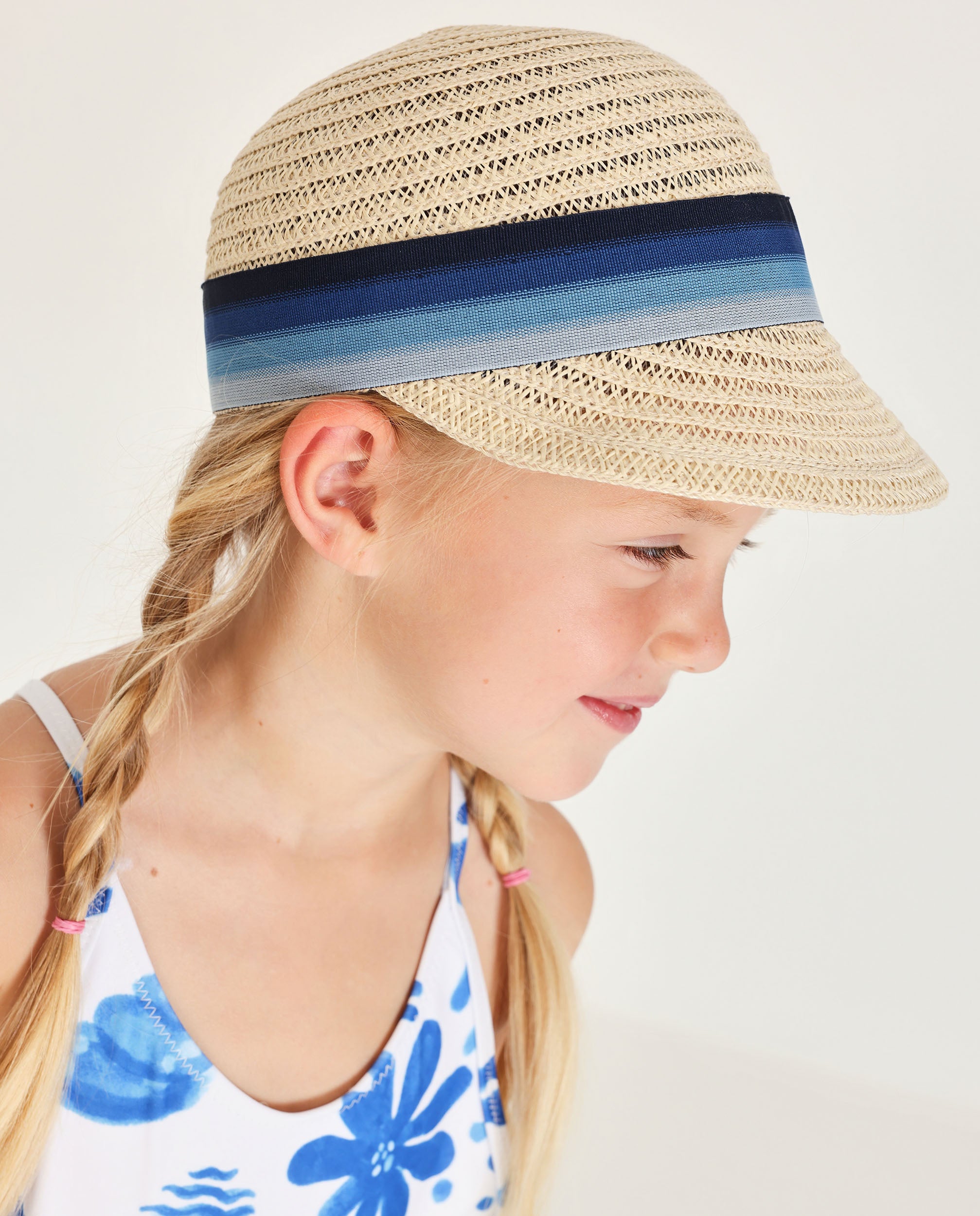 Tuc Tuc cappello tessuto nastro beige