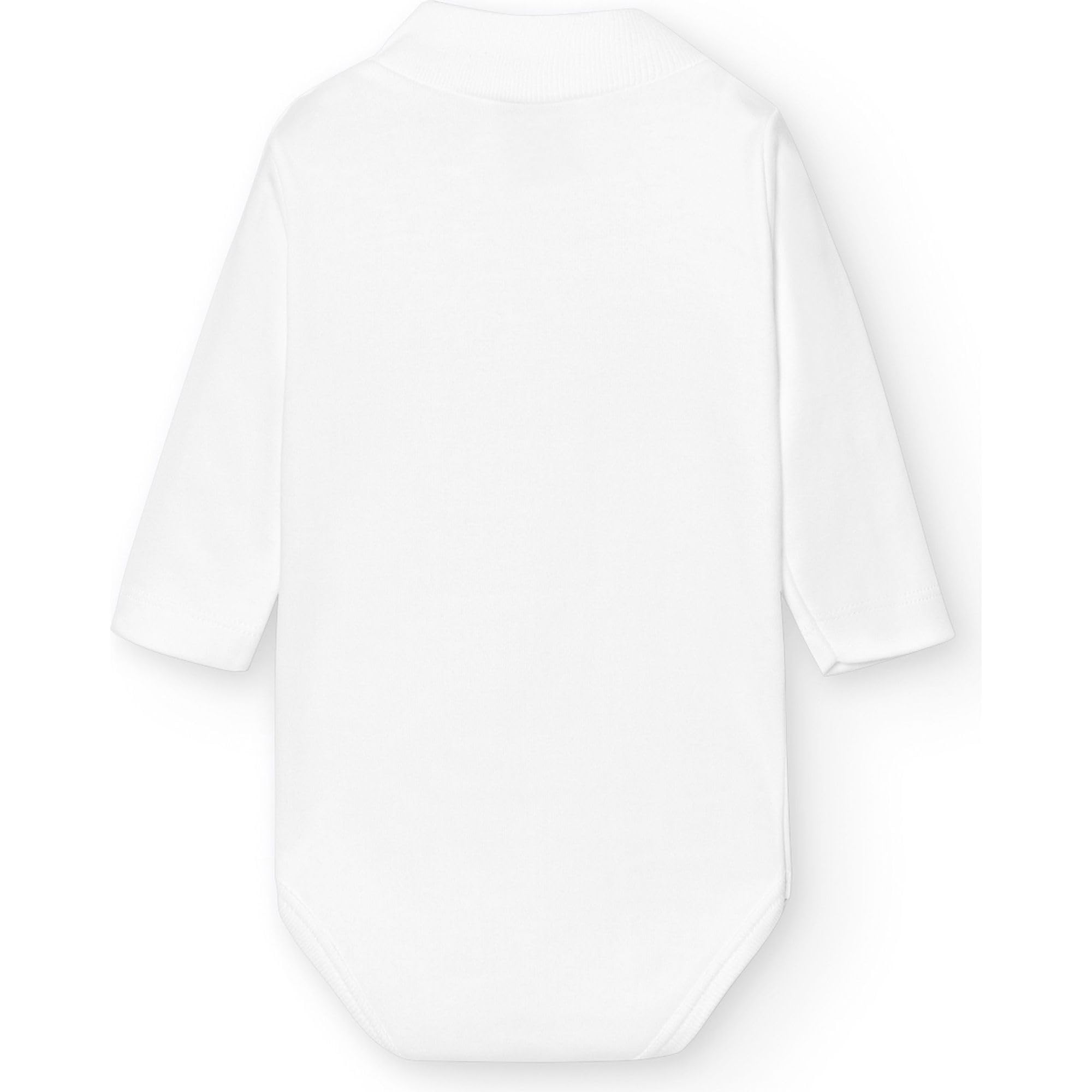 Babidu 1177 body neonato manica lunga bianco 3 anni cotone