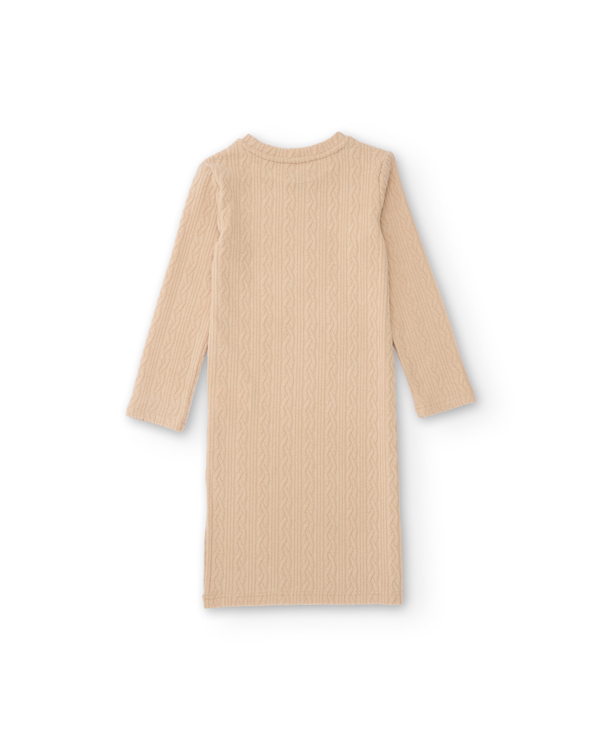Tuc tuc Lake House vestito bambina maglina beige manica lunga